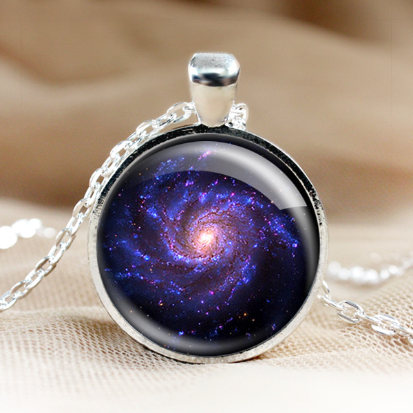 under nail polish $1 Glass Photo Pendant. Pendant Universe Necklace.Galaxy